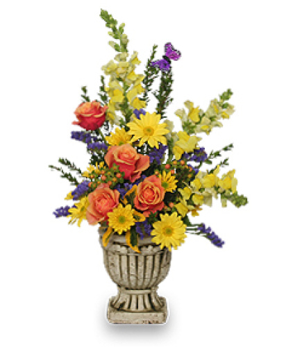Uplifting Floral Urn